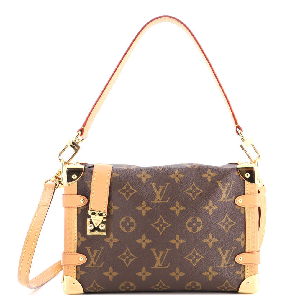 Louis Vuitton MM Side Trunk Handbag Monogram Canvas